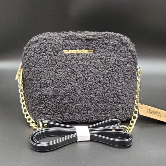 🎉SOLD👜 Steve Madden Faux Sherpa Crossbody - Picture 3 of 11